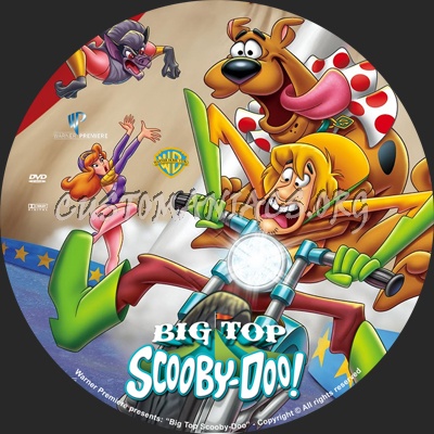 Big Top Scooby Doo dvd label