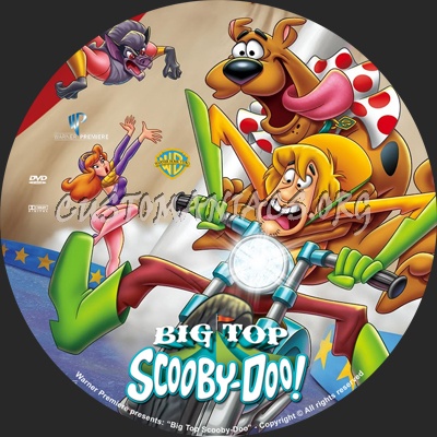 Big Top Scooby Doo dvd label