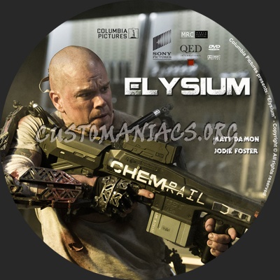 Elysium dvd label