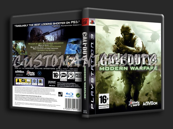 Call Of Duty 4 Modern Warfare dvd cover