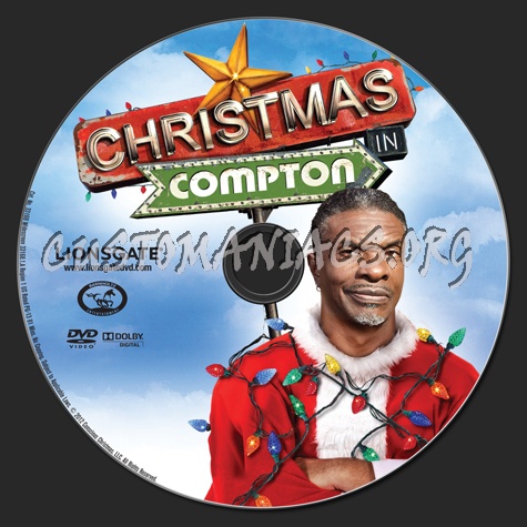 Christmas in Compton dvd label