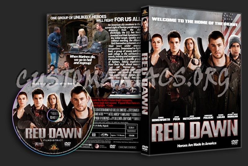 Red Dawn (2012) dvd cover