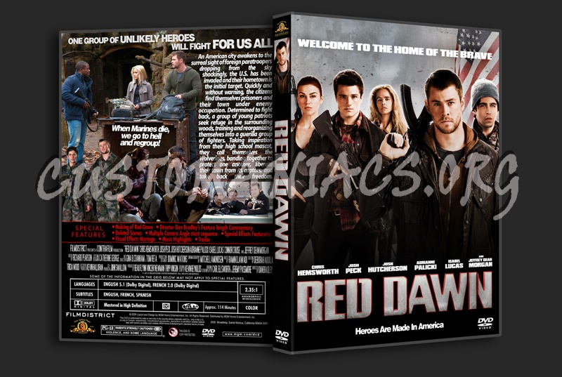 Red Dawn (2012) dvd cover