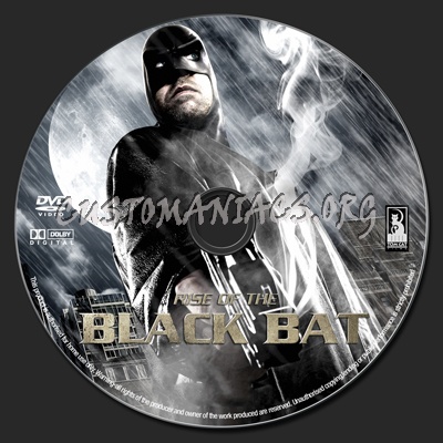 Rise Of The Black Bat dvd label