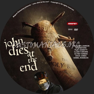 John Dies At The End dvd label