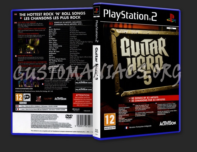 Guitar Hero 5 dvd cover