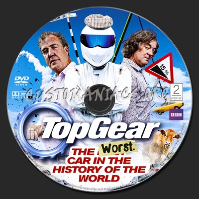 Top Gear--The Worst Car in The History of The World dvd label