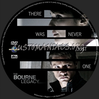The Bourne Legacy dvd label