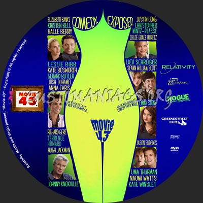 Movie 43 dvd label