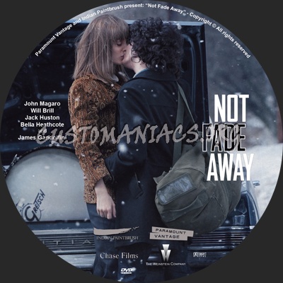 Not Fade Away dvd label