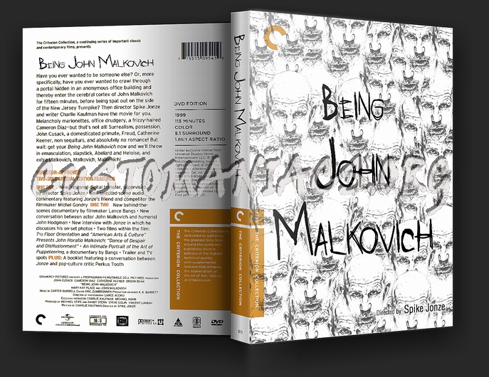 611-  Being John Malkovich dvd cover