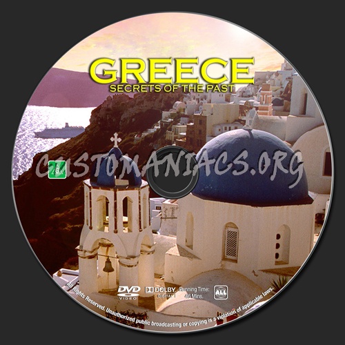 Greece - Secrets of the Past dvd label