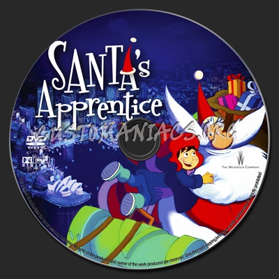 Santa's Apprentice dvd label