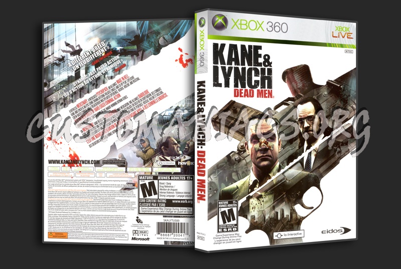 Kane & Lynch Dead Men dvd cover