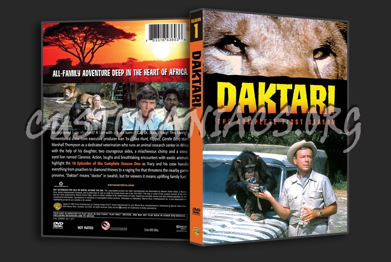 Daktari Season 1 dvd cover