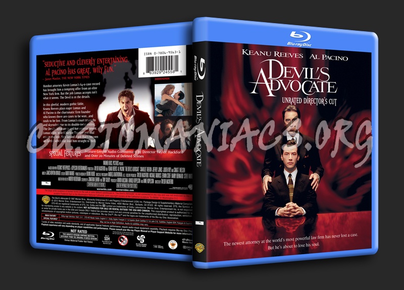 Devil's Advocate blu-ray cover