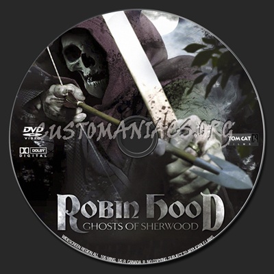 Robin Hood: Ghosts of Sherwood dvd label