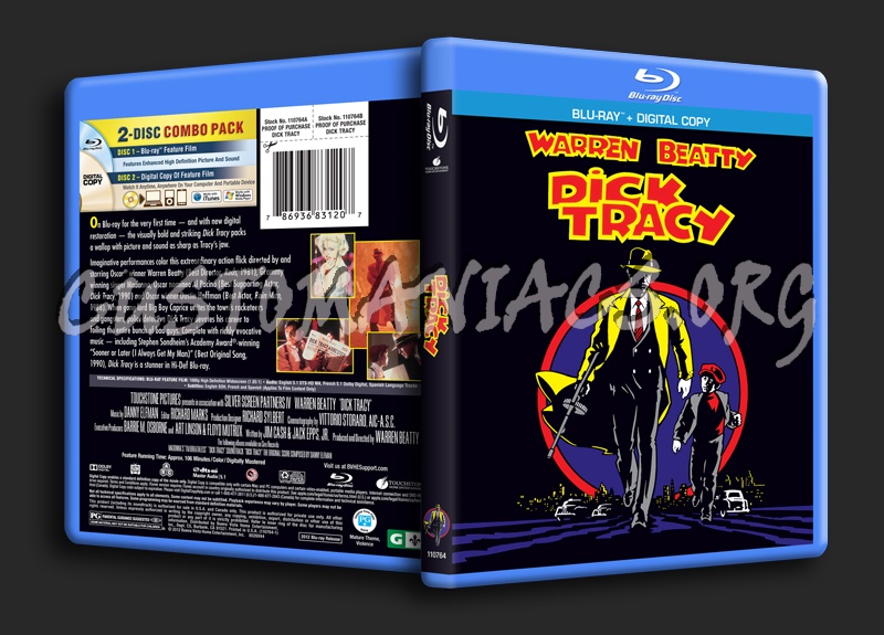 Dick Tracy blu-ray cover