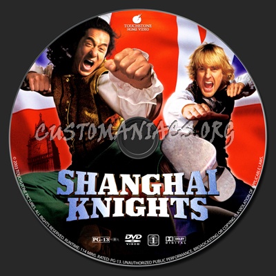 Shanghai Knights dvd label