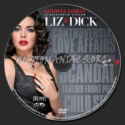 Liz and Dick dvd label