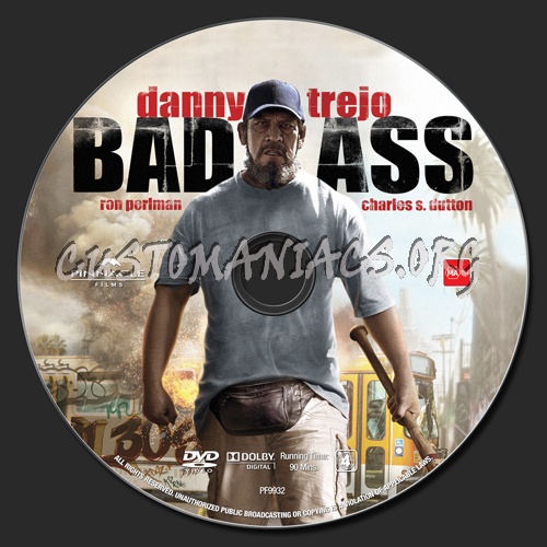 Bad Ass dvd label