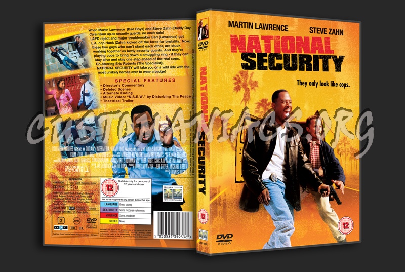 National Security dvd cover