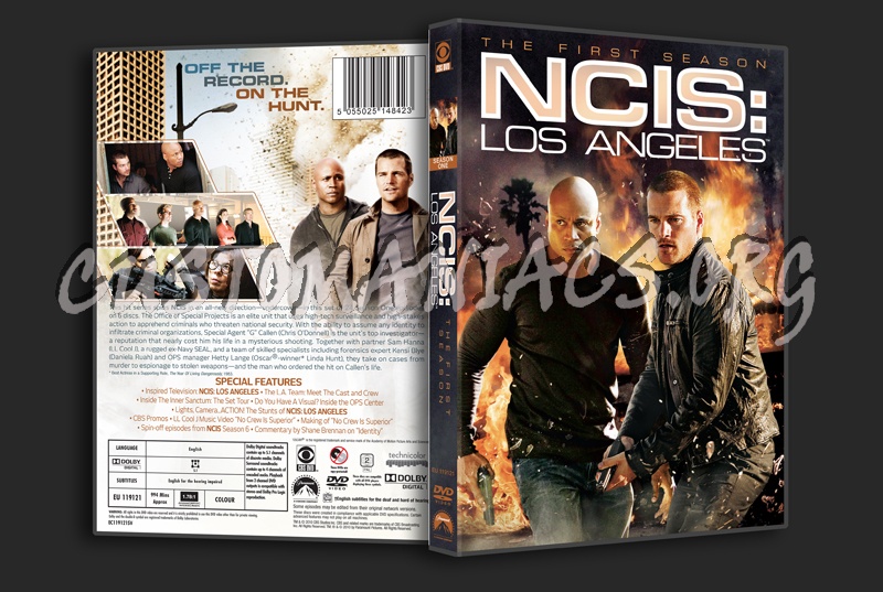 NCIS Los Angeles Season 1 dvd cover