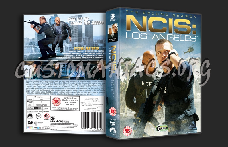 NCIS Los Angeles Season 2 dvd cover