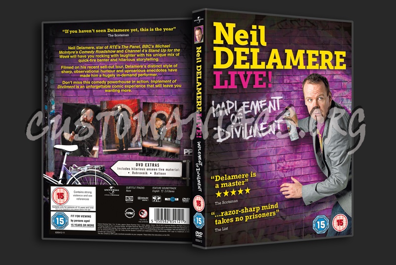Neil Delamere Implement of Divilment dvd cover