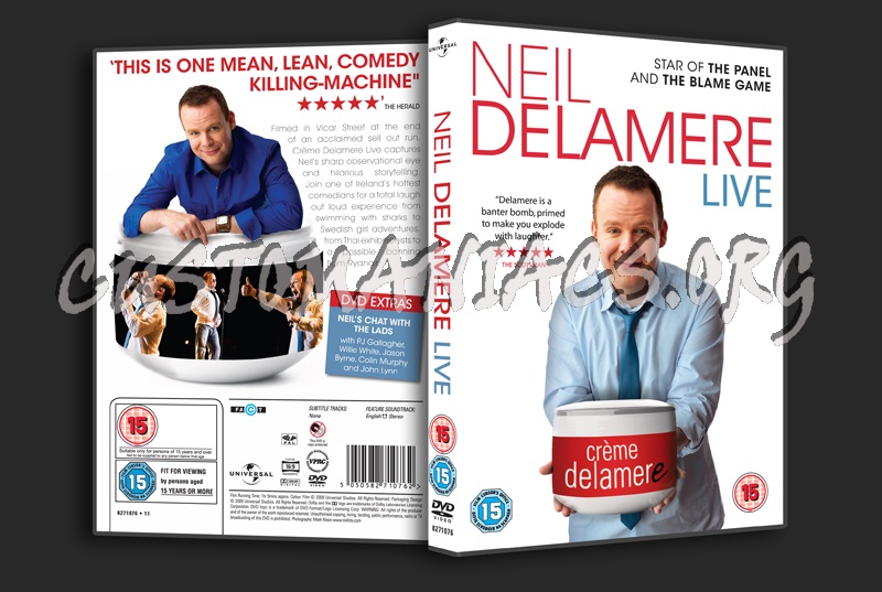 Neil Delamere Live Creme Delamere dvd cover