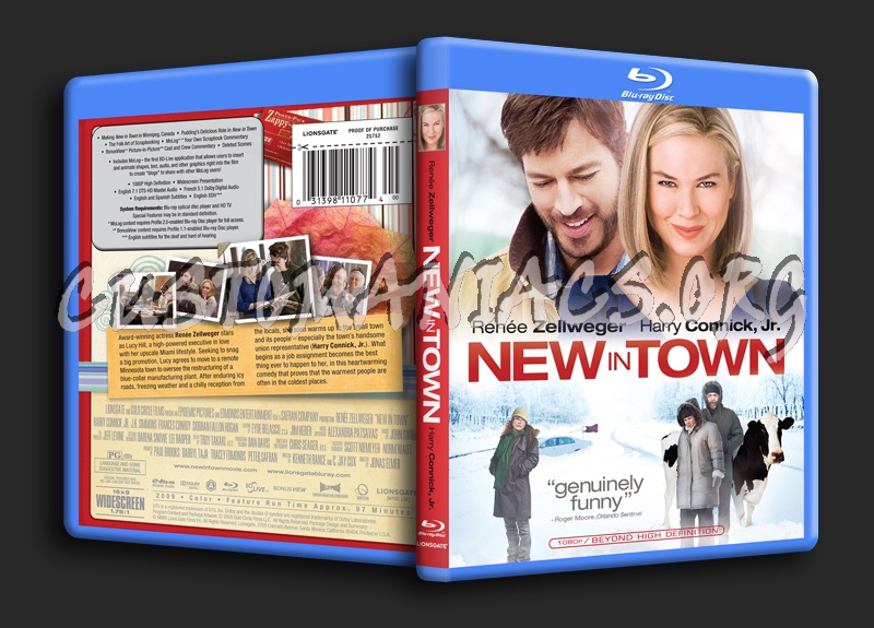 New in Town blu-ray cover