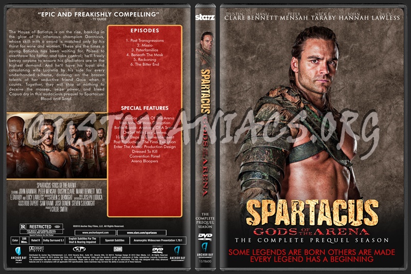 Spartacus Tv Collection dvd cover