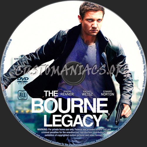 The Bourne Legacy dvd label