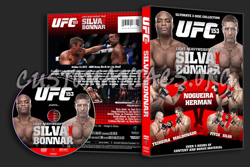 Ufc 153 Silva Vs  Bonnar dvd cover