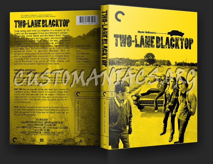 414 - Two-Lane Blacktop dvd cover