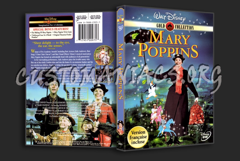 Mary Poppins dvd cover