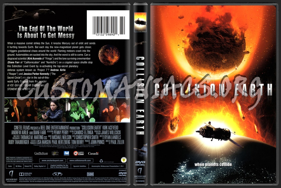 Collision Earth dvd cover