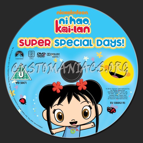 Ni Hao, Kai-Lan: Super Special Days! dvd label