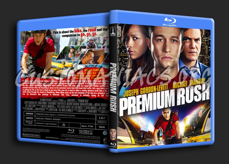 Premium Rush blu-ray cover