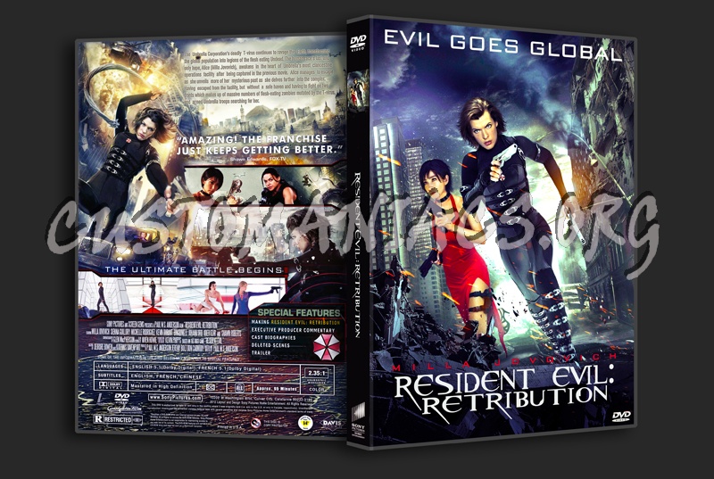 Resident Evil: Retribution dvd cover