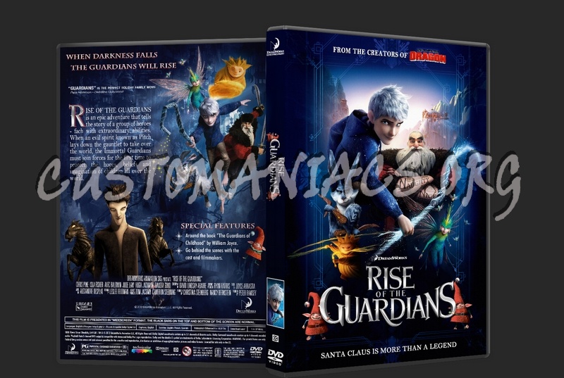 Rise Of The Guardians dvd cover