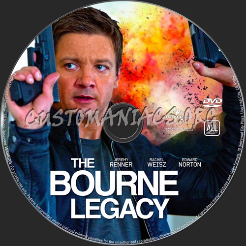 The Bourne Legacy dvd label