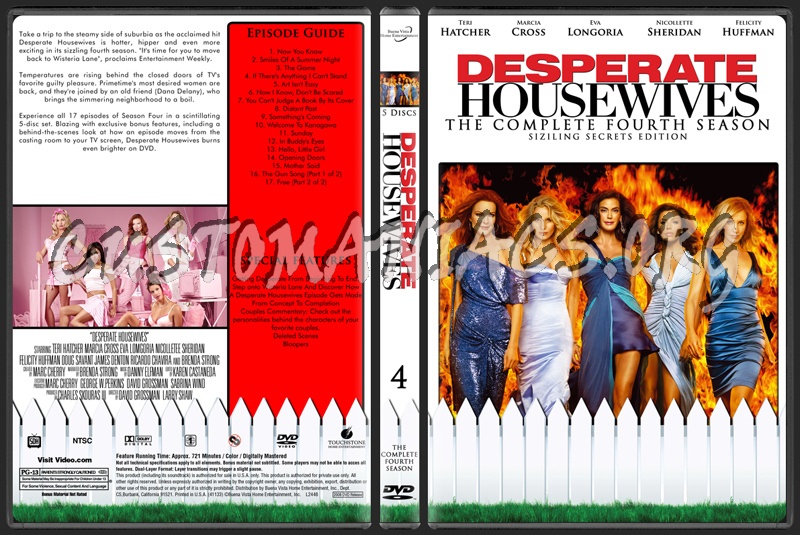 Desperate Housewives Tv Collection dvd cover