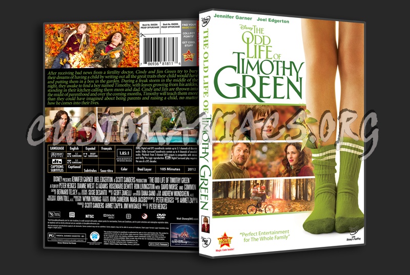 The Odd Life Of Timothy Green dvd cover