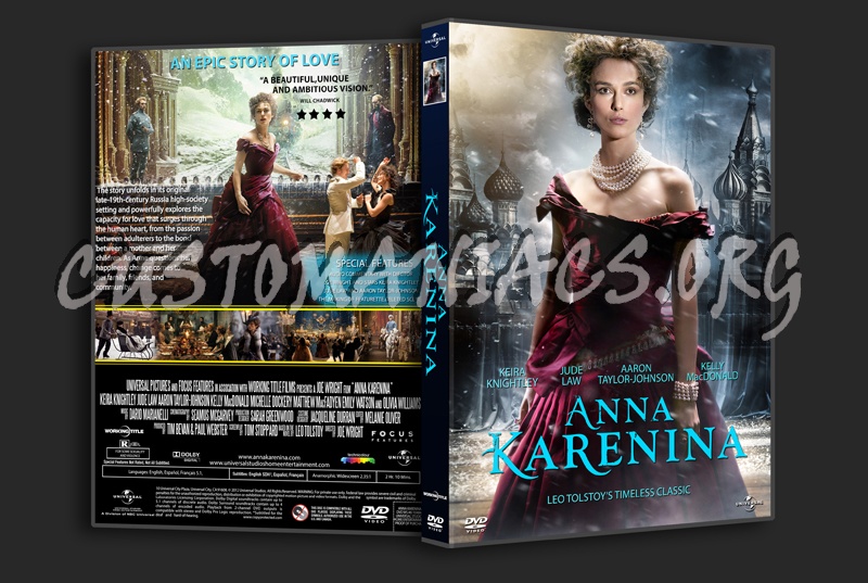 Anna Karenina (2012) dvd cover