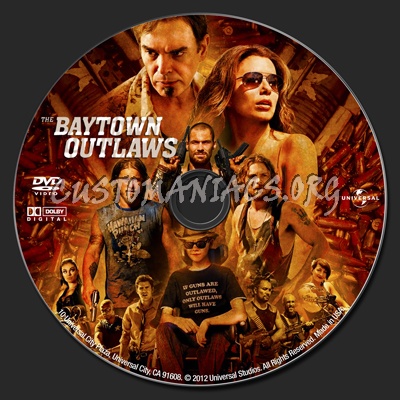 The Baytown Outlaws dvd label