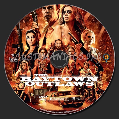 The Baytown Outlaws dvd label