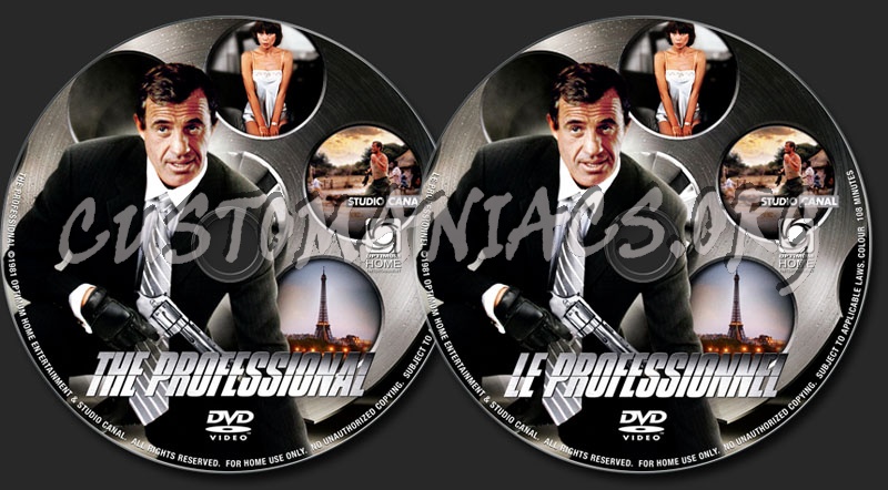 The Professional (aka Le Professionnel) dvd label