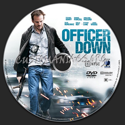 Officer Down dvd label