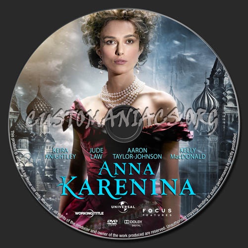 Anna Karenina (2012) dvd label